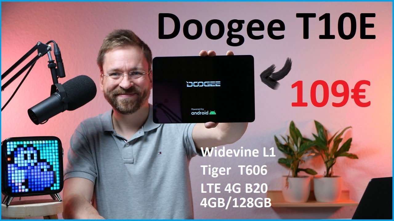 Doogee T10E Review: 109€ Low Budget 4G Tablet von Amazon im Test /Moschuss.de
