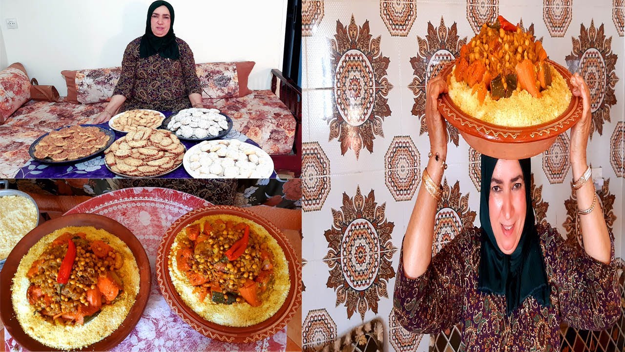 المزابية شاركت معاكم العراضة الي دارت  الكسكسو بالدجاج محمر في الفران الجديد عراضة هائلة