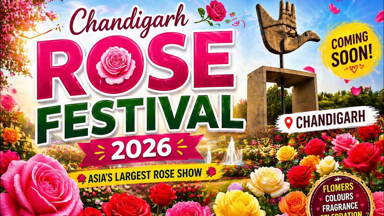 Rosé Festival 2026 Chandigarh🌹#chandigarh #rose #familyvlog #trendingnow #viral #dailyvlog #yt 