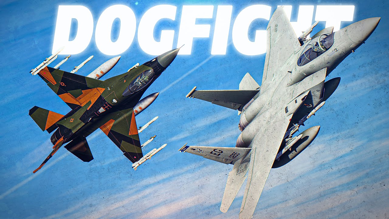 Грозный противник | F-16C Viper против F-15 Eagle | Цифровой боевой симулятор | DCS |