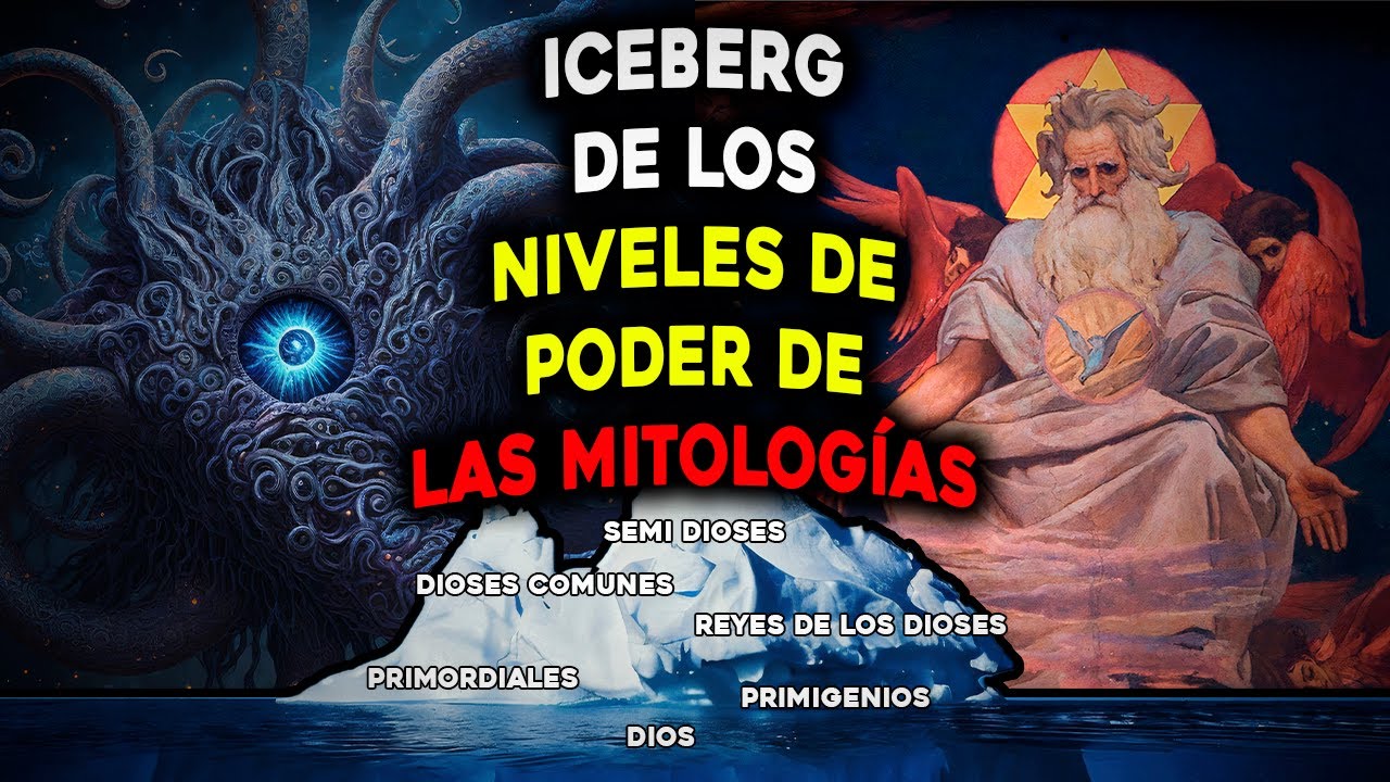 🔴 Niveles de PODER de los DIOSES  Mitología ⚡️🔱 #iceberg #deidades #dioses #mitologia #mitos