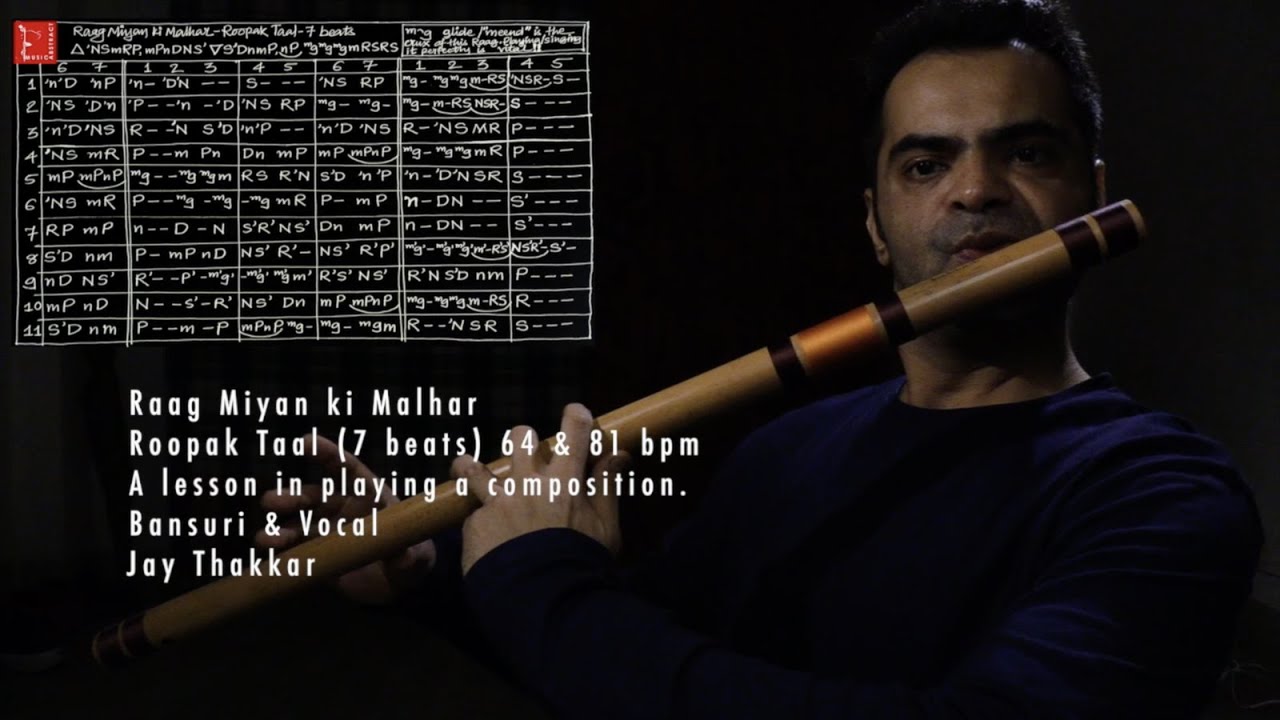 Raag Miyan ki Malhar - Roopak Taal - A Mini Lesson