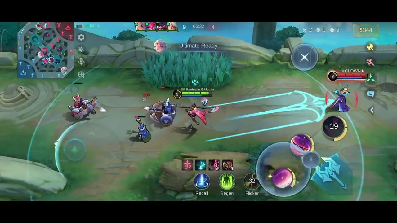 Top Global Ruby , Badang got nervous to use ult😁