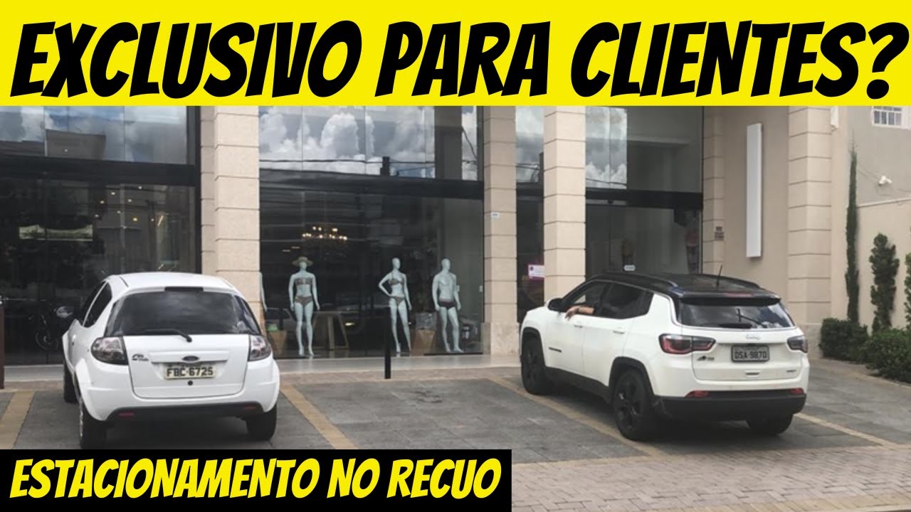 ⛔️ CUIDADO: NEM SEMPRE PODE ESTACIONAR NO RECUO