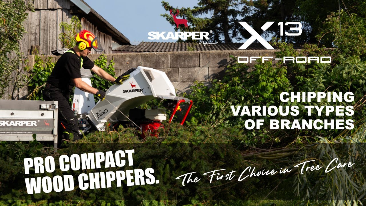 X13 off-road wood chipper. SKARPER® Professional