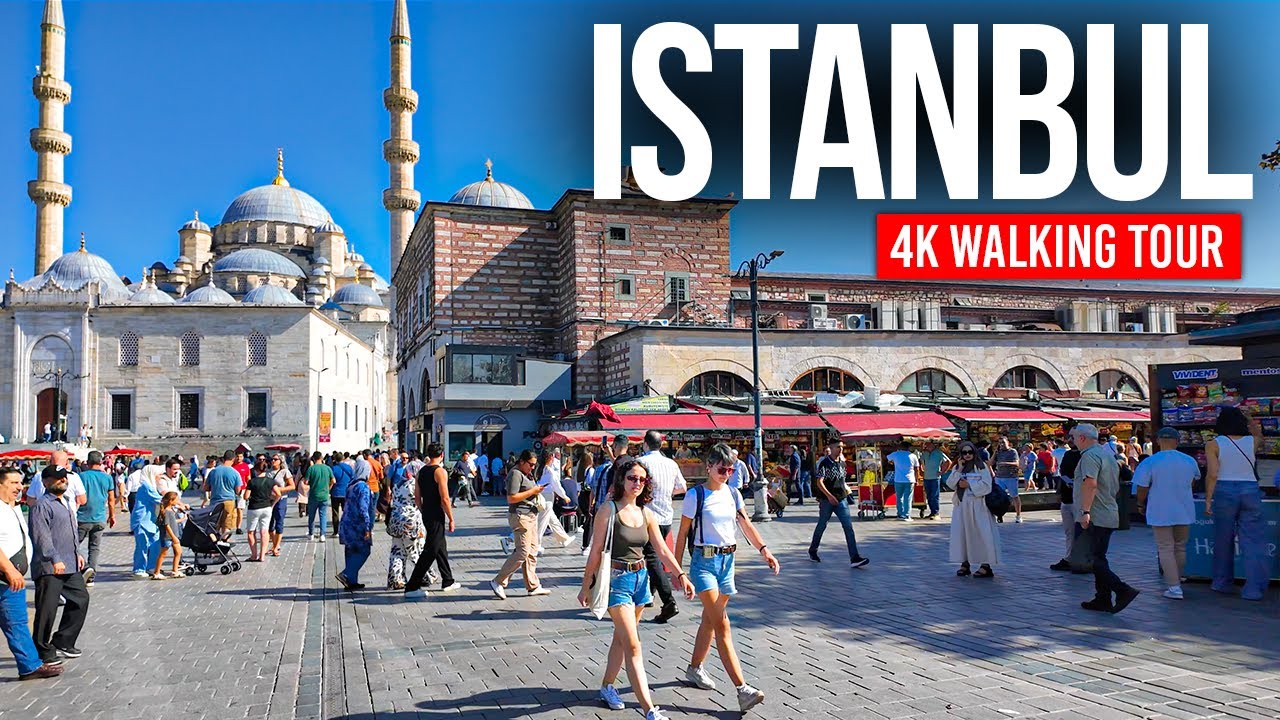 СТАМБУЛ, Турция 🇹🇷 Самый интенсивный город Европы? | Пешеходная экскурсия в 4K