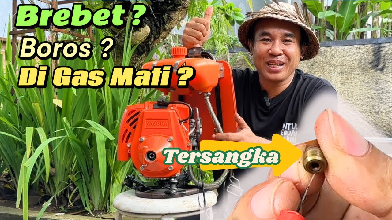 Di Gas Malah Mati Brebet Tidak Bertenaga,Cara Perbaikan Mesin Potong Rumput