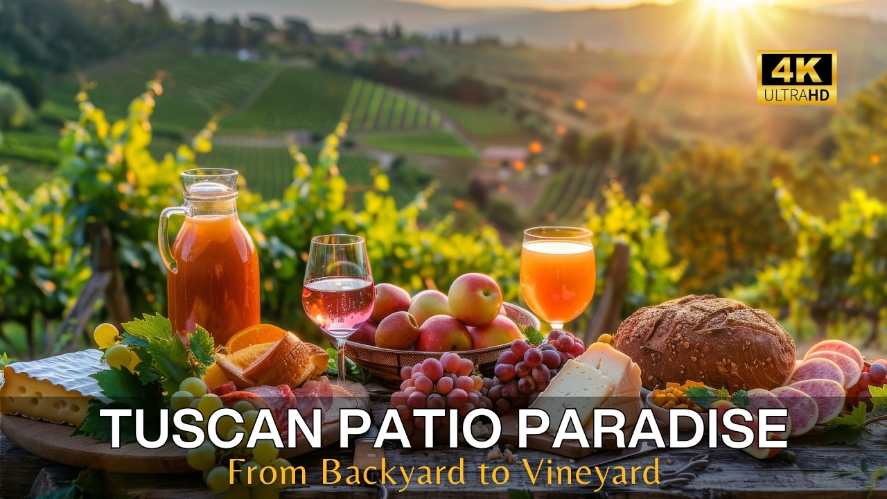 From Backyard to Vineyard Retreat: Transform Your Patio into a Tuscan-Inspired Outdoor Living Haven