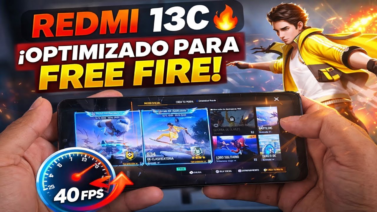 👉 &ldquo;Redmi 13C 🔥 Optimizaci&oacute;n REAL para Free Fire | M&aacute;s FPS y Menos Lag&rdquo;