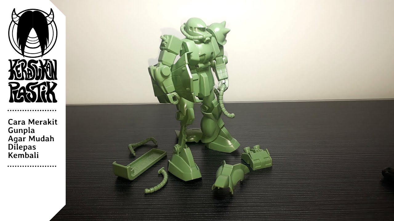 Cara Merakit Gunpla Agar Mudah Dilepas Kembali