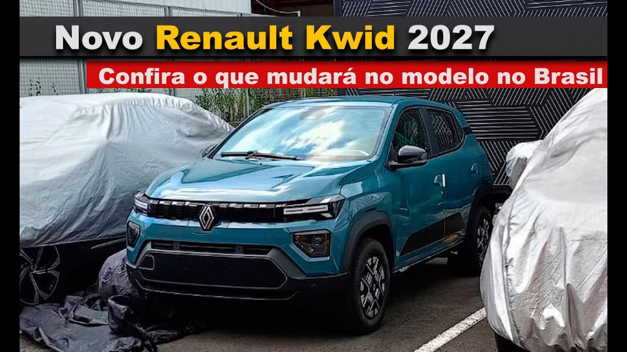 Renault Kwid 2027 - Confira as mudanças esperadas para o compacto no Brasil