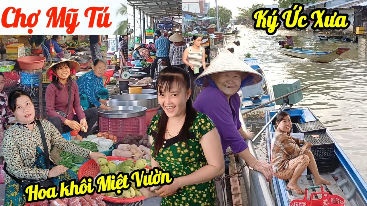 Gặp Cô gái bán trái cây quá dễ xinh , Chợ Mỹ Tú - Sóc Trăng, Toàn Đặc Sản Miền Tây 