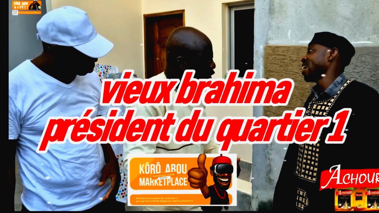 Président du quartier vieux Brahima redevient président du quartier. Ablo djassa en colère.