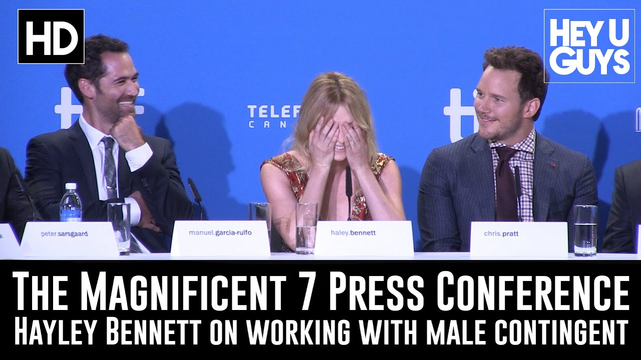 Haley Bennett on working with the Men in The Magnificent Seven & riding a 'sexy horse'!