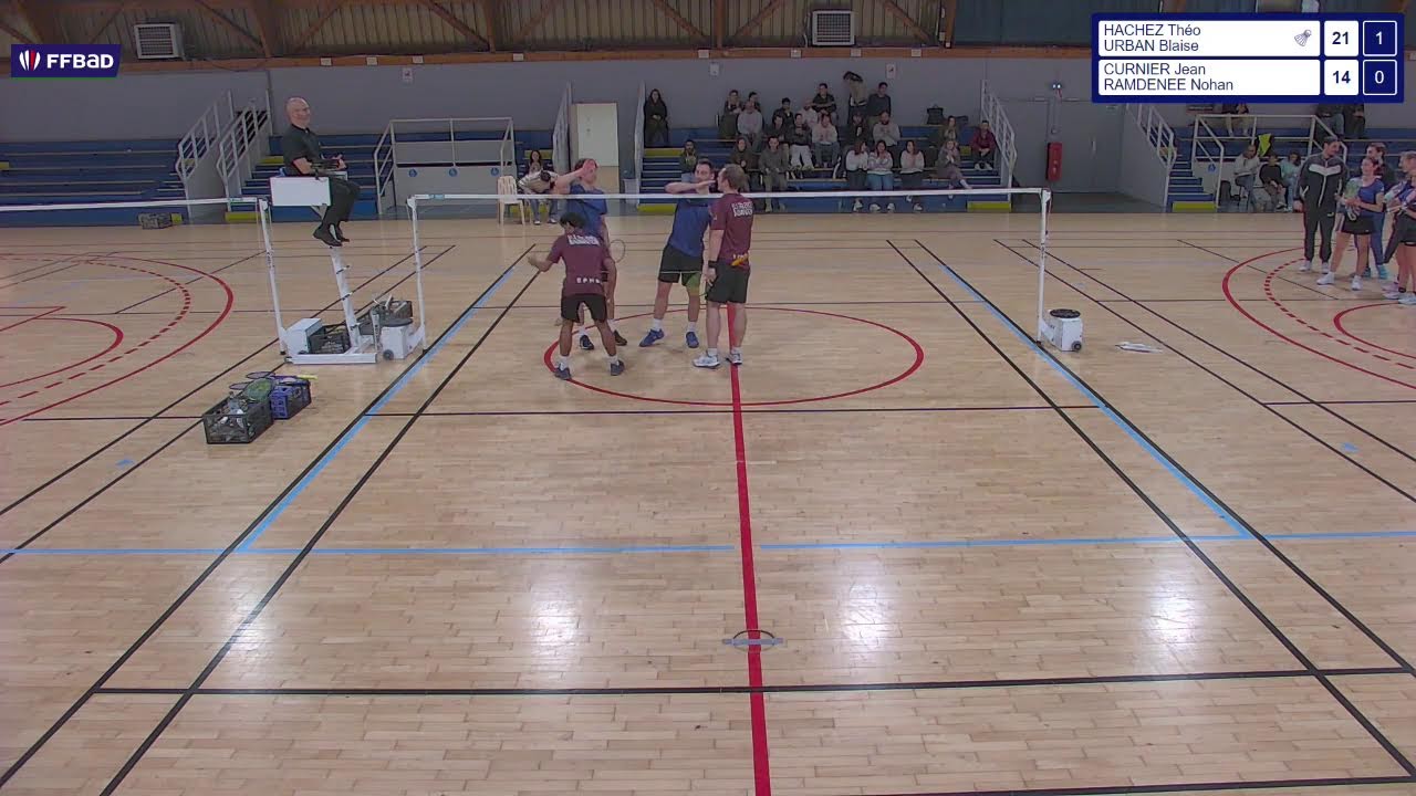 TOAC vs Talence - Interclubs Nationaux Badminton N2 - Terrain 2
