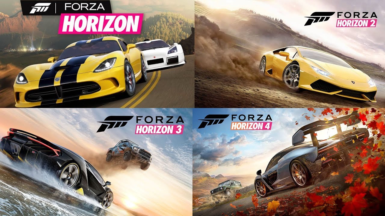 Forza Horizon All Game Trailers 1-4