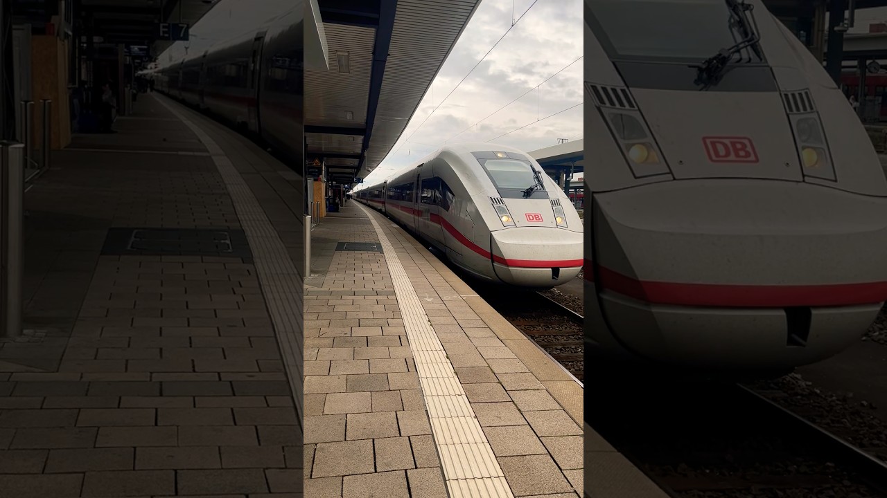 Ausfahrt eines ICE 4 (Baureihe 412) nach Hamburg in N&uuml;rnberg Hbf #trainspotting #train #n&uuml;rnberg