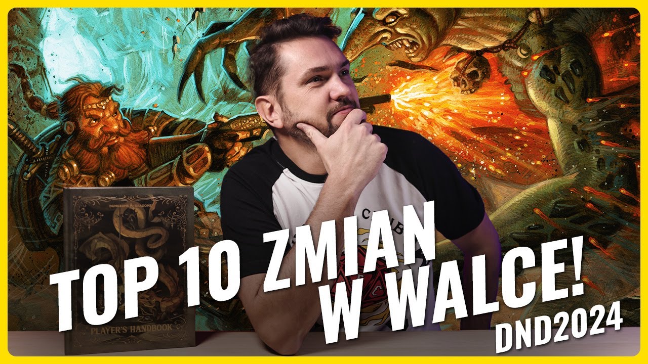 TOP 10 zmian w walce w nowym DND 2024! | Podstawy Dungeons & Dragons!