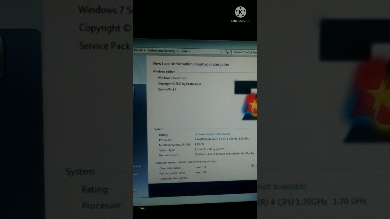 how much space window 7 lite requires special edition