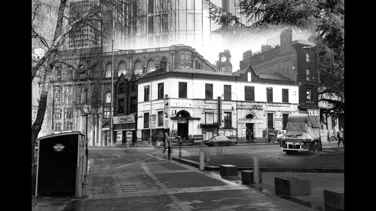 Time Travel - Todd St from Long Millgate, Manchester, April 2024 / 1980