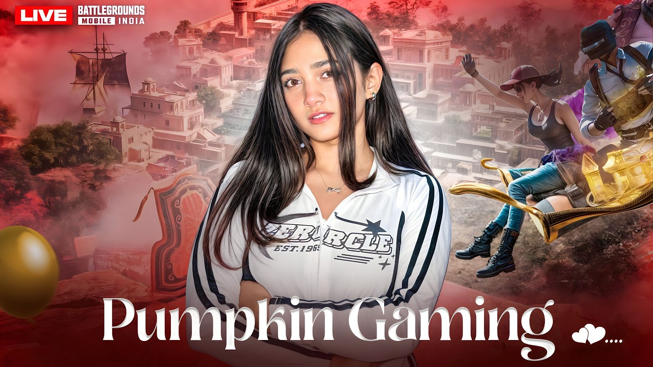 Bgmi Live With Teamcodes - Pumpkin is Live - Girl Gamer  #live #bgmilive #bgmi #shortsfeed #bgis