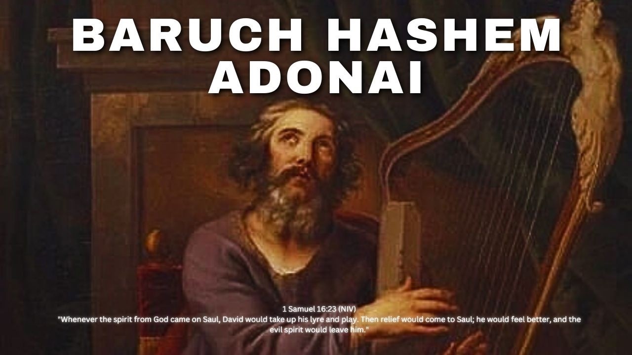 BARUCH HASHEM ADONAI / PROPHETIC HARP WARFARE INSTRUMENTAL / DAVID HARP MUSIC / DUNSIN OYEKAN