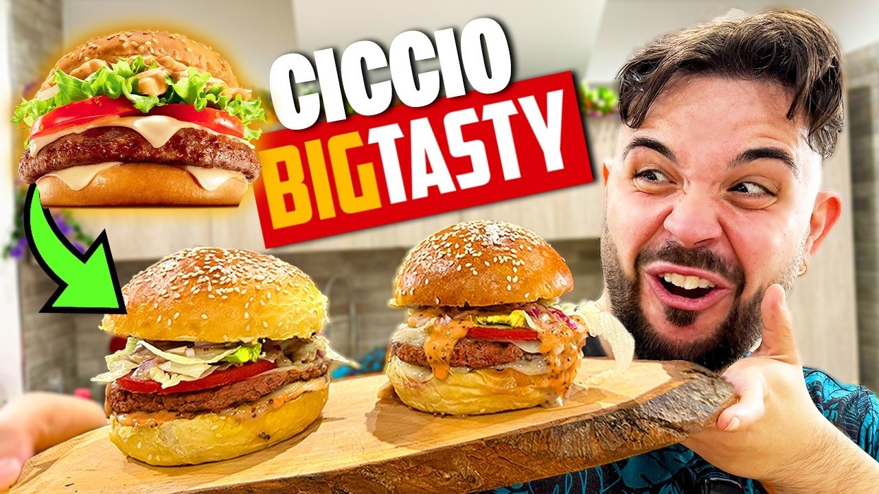 CiccioBigTasty Fatto in casa, Video Ricetta Passo Passo - INCREDIBILE