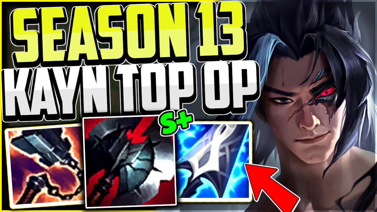 KAYN IS ACTUALLY A BEAST TOP LANER👌 (HUGE CARRY POTENTIAL🔥) | Kayn Guide Season 13 League of Legends