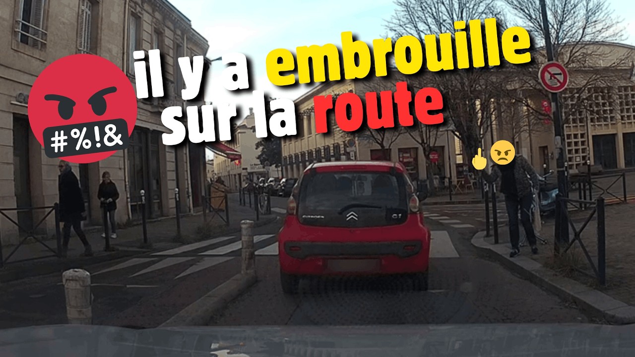 Il y a embrouille sur la route : Dashcam Aquitaine (#2) #roadrage  #accident
