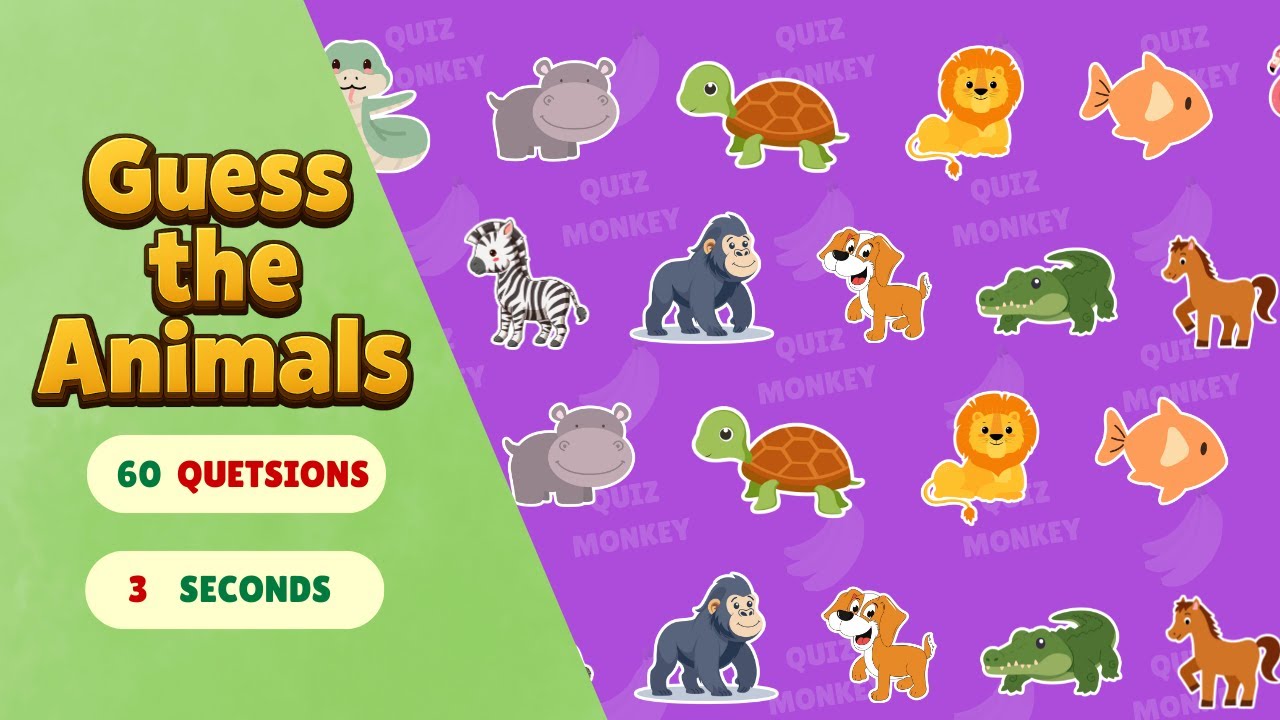 Ultimate Animal Quiz 🐼 | Guess In 3 Seconds | Fun Challenge