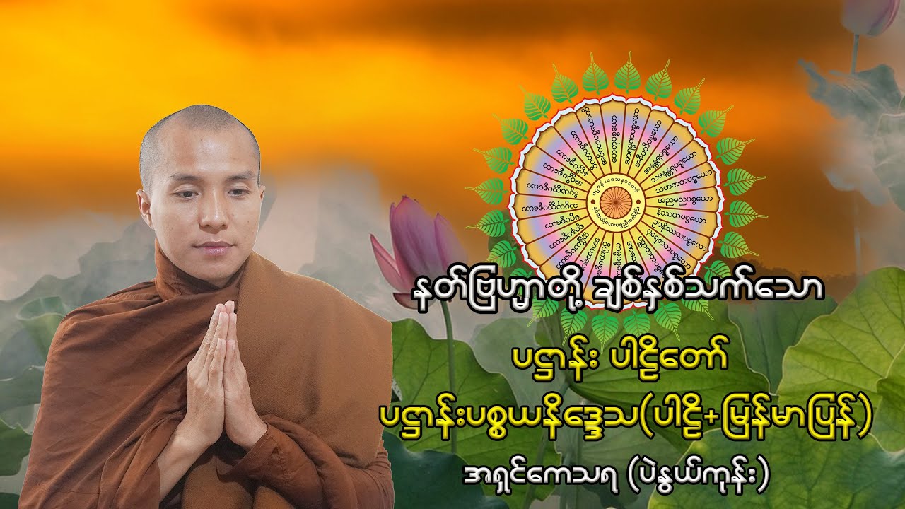 နတ်ဗြဟ္မာတို့ ချစ်နှစ်သက်သော - ပဋ္ဌာန်း ပါဠိတော်  ( ပါဠိ+အနက်ပြန် ) -  အရှင်ကေသရ (ပဲနွယ်ကုန်း)