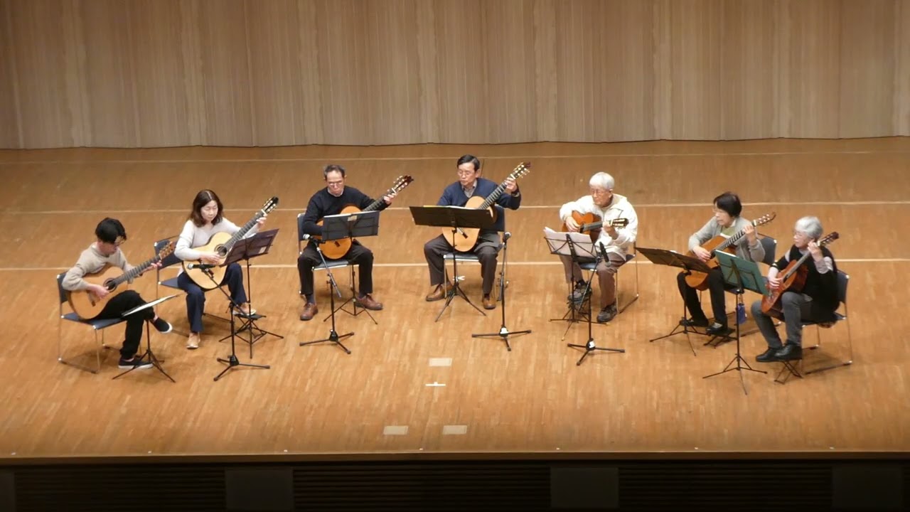 「山の音楽家」の主題による変奏曲「勝間ギターアンサンブル」