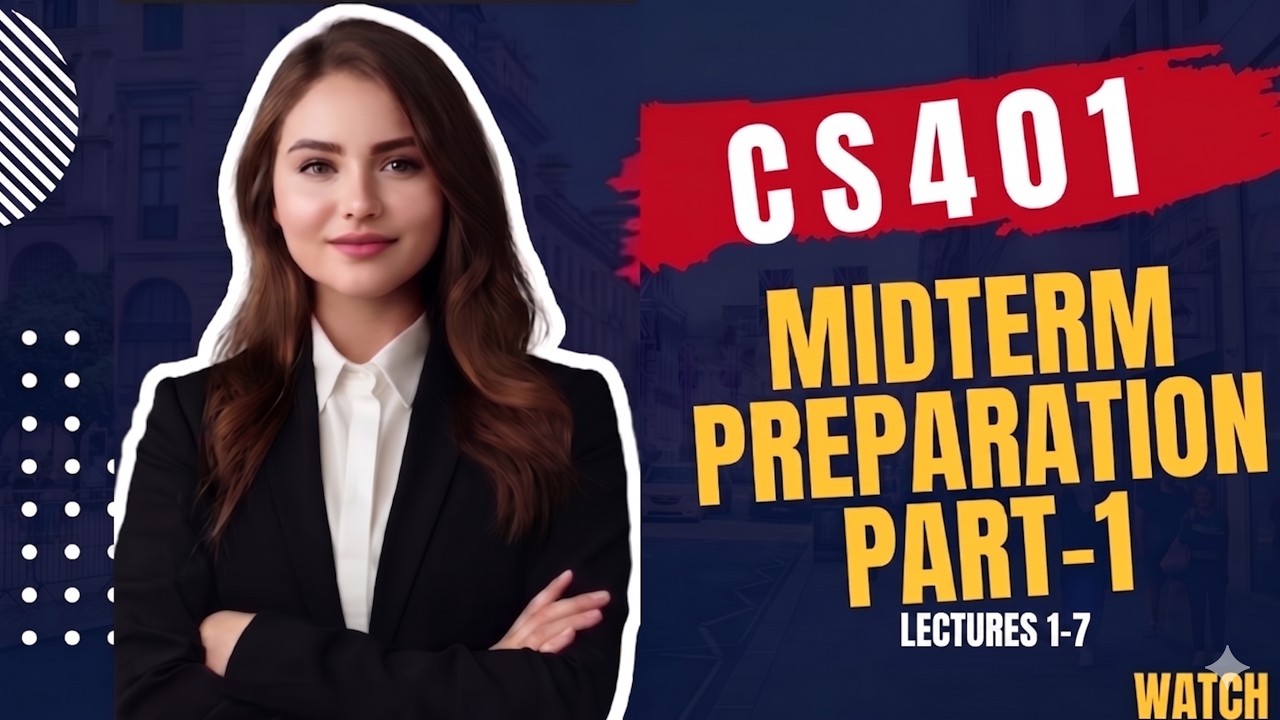 CS401 Midterm Preparation Spring 2026 | Lecture 1 to 10 | Topics & MCQs | VU FREE PRO GIFT 🎁