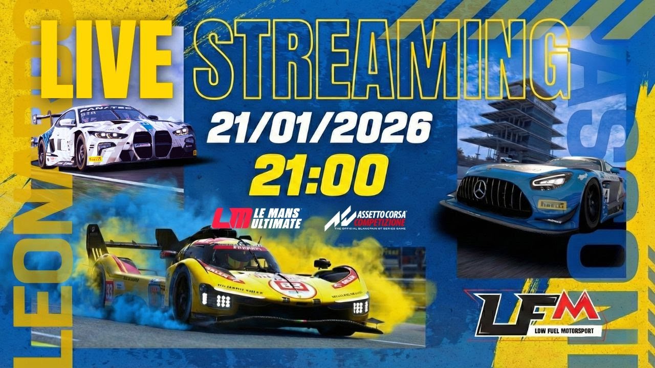 🔴HARD Racing in LOW FUEL MOTORSPORT TOP SPLIT w/ Coach Leonardo Passoni #lemansultimate #lmu #acc