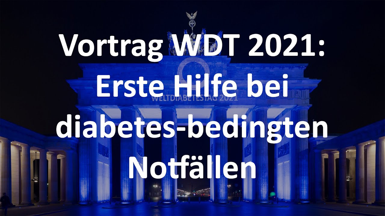 Erste Hilfe bei diabetes-bedingten Notfällen (Weltdiabetestag 2021)