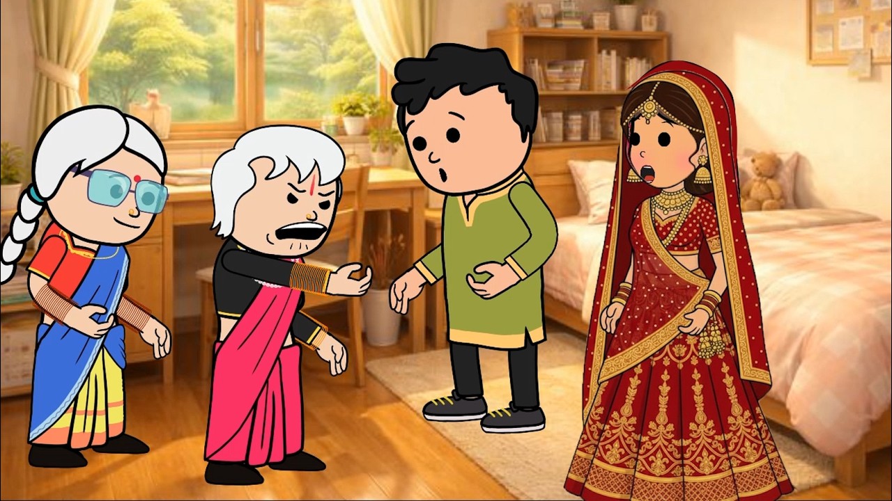 बुआ का घमंड टूटा जब आई उसकी बहू बदला घर का रंग | 😡 (ghar ghar ki kahani cartoon me)MORAL STORY