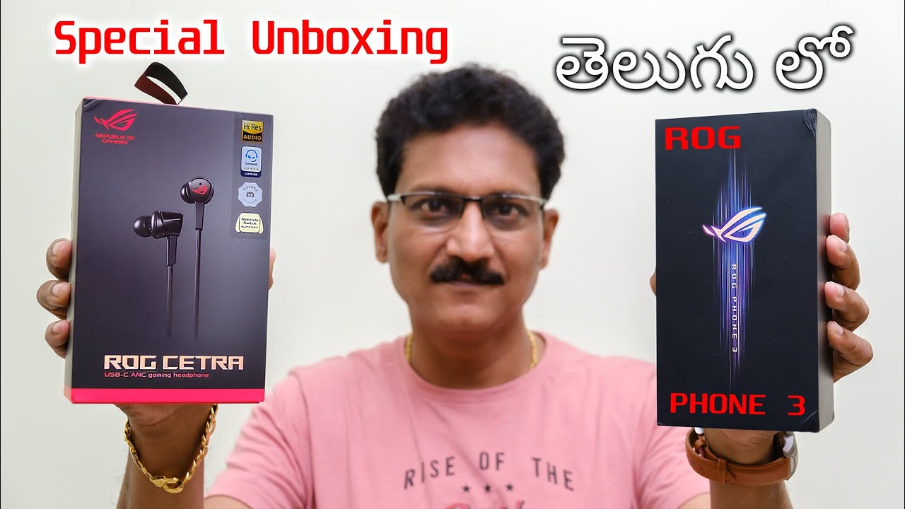 Asus ROG Phone 3 Unboxing & initial impressions in Telugu 🔥