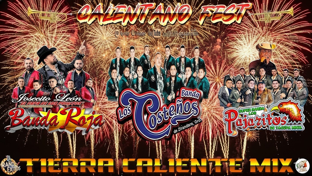 Calentano Tierra Caliente Mix 💥 Banda Roja ft Los Pajaritos De Tacupa ft Banda Los Costeños