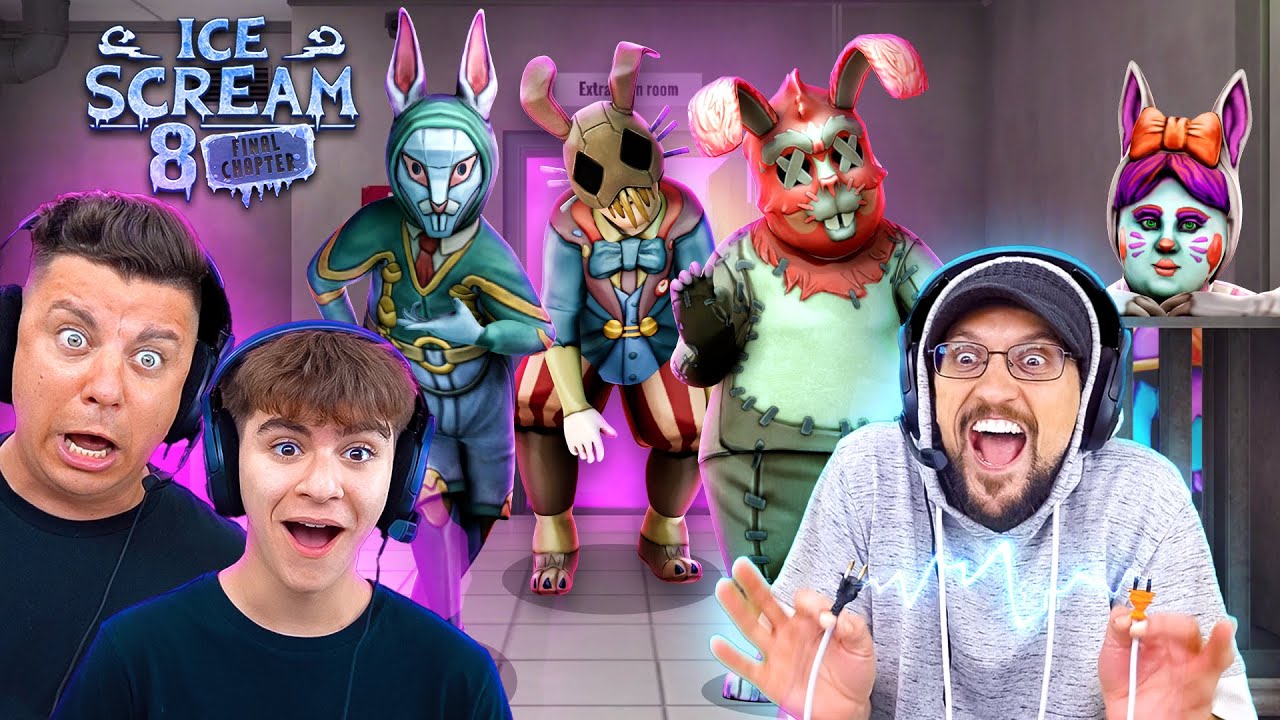 Охота за пасхальными яйцами Ice Scream 8 с FGTeeV!