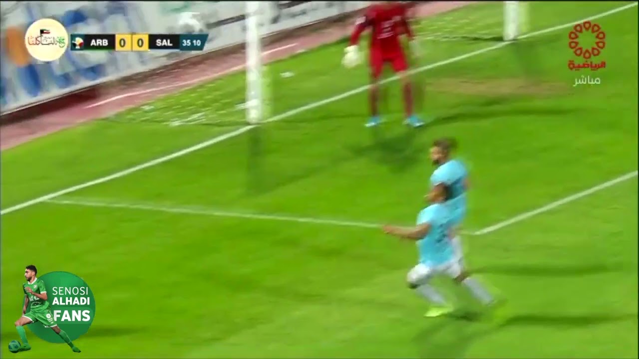 السنوسي يسجل أمام السالمية ويقود الأخضر لنهائي كأس ولي العهد