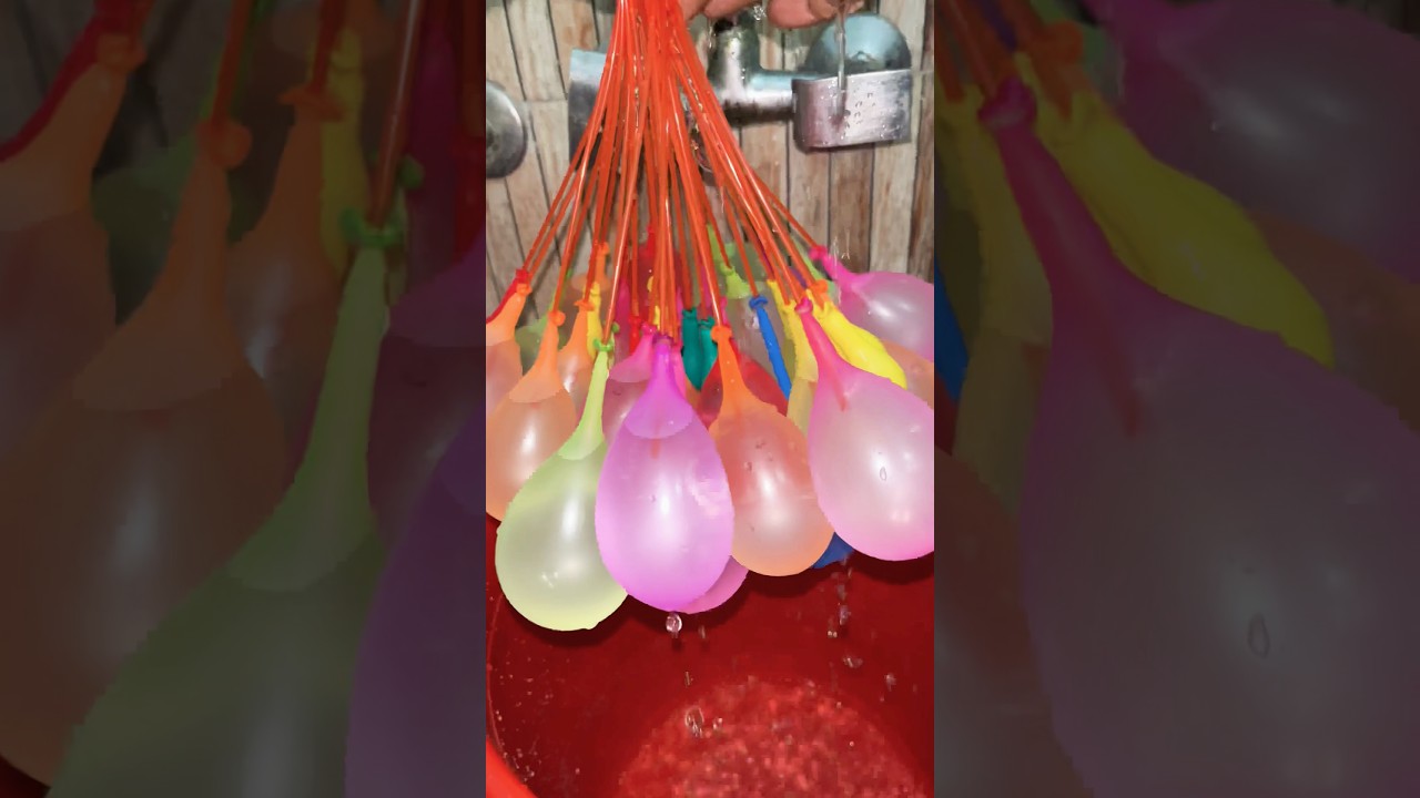 Auto Filling Water Balloons | Bunch Balloon | Holi Balloons #holi #balloon #bunchballoons