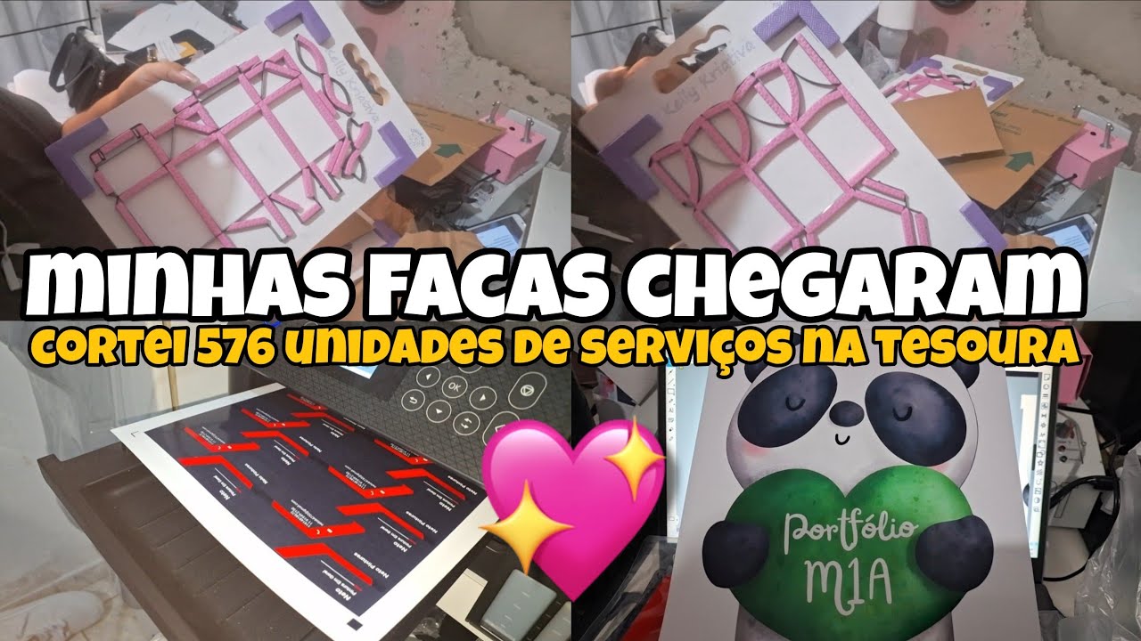 MINHAS FACAS DA CORTE E VINCO CHEGARAM 