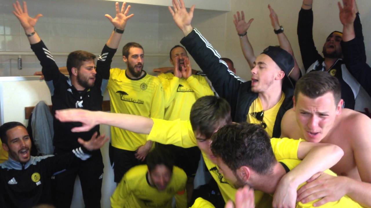 Chant de la victoire pour officialiser notre montée en Excellence