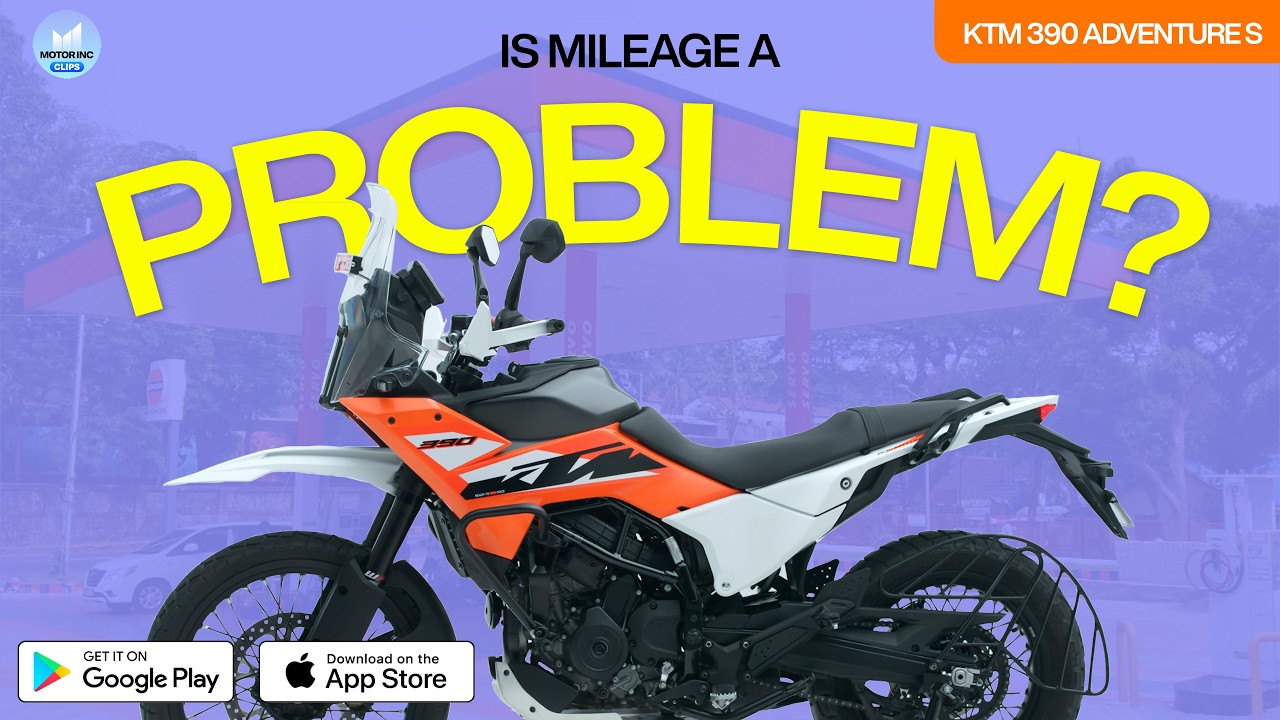 Don't worry about mileage on KTM 390 Adventure | #MotorIncClips