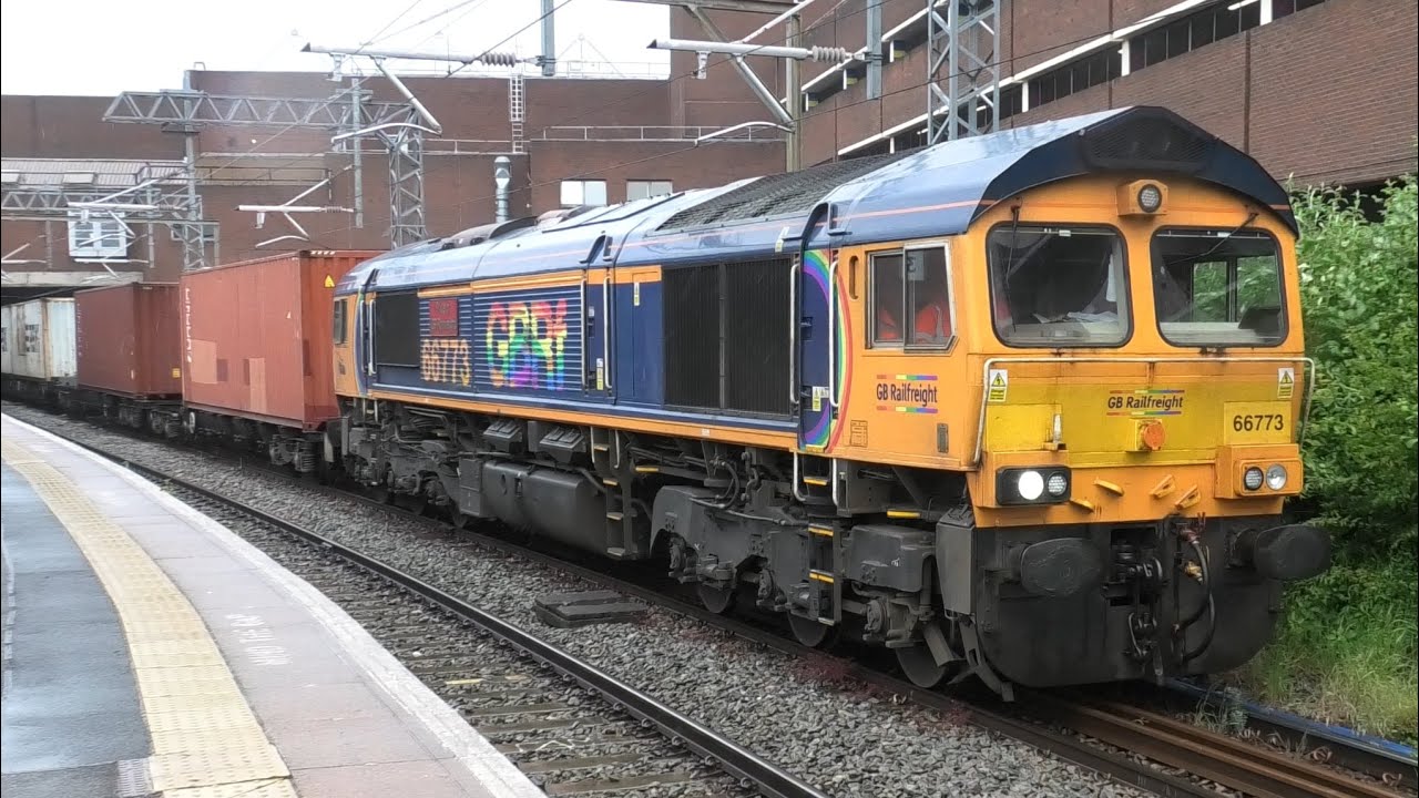 Freight Trains at 2 Locations Walsall Bescot Stadium 27th May 2025