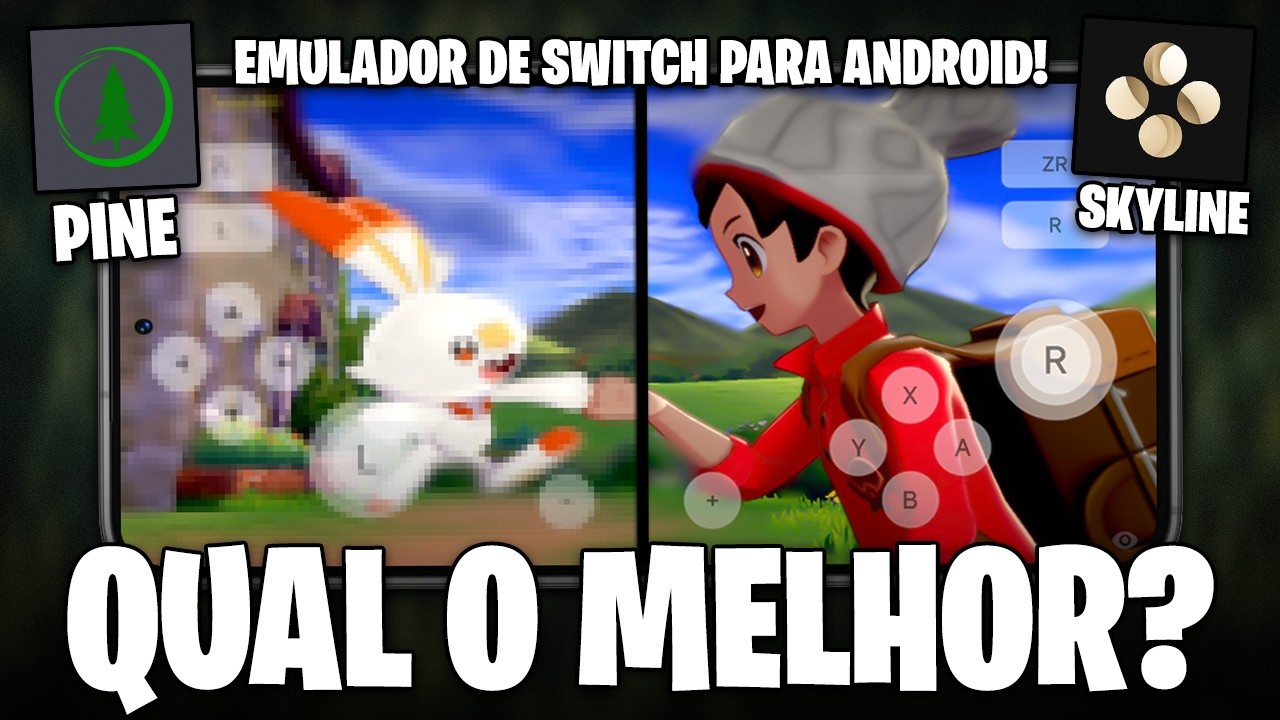 SKYLINE EDGE vs PINE EMULATOR | QUAL O MELHOR PARA JOGAR SWITCH? | TESTE EM GPU MALI