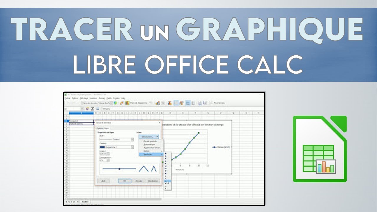 Comment TRACER un GRAPHIQUE avec LIBRE OFFICE CALC