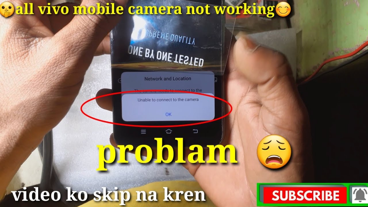 🔴unable to connect to the camera vivo y11 || vivo y12 unable to connect to the camera