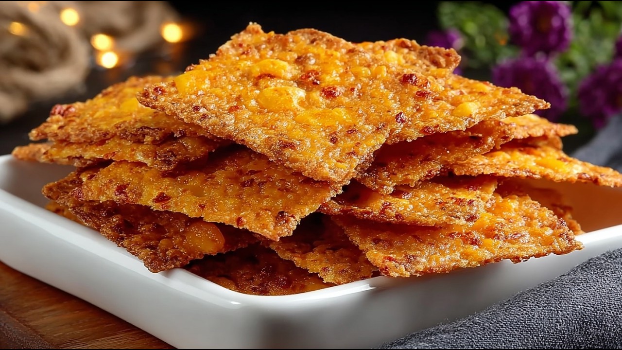 Healthy CRACKERS That Taste Amazing! 😋 No Flour, No Sugar!