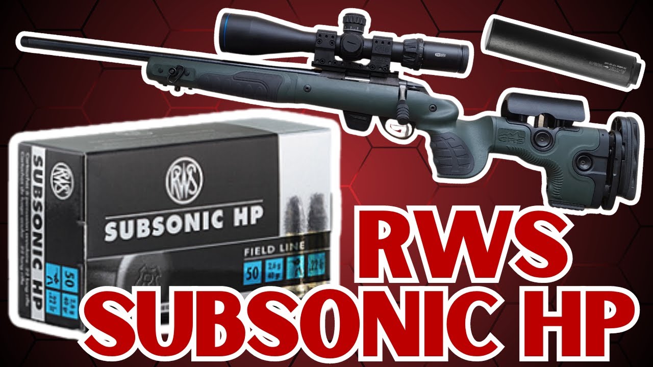 RWS Subsonic HP 🇩🇪 – Последний звук, который они никогда не слышали! Tikka T1X .22LR